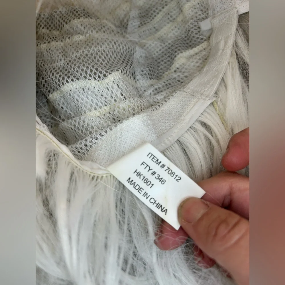 California Costumes Long Silver Wig - Picture 8 of 16